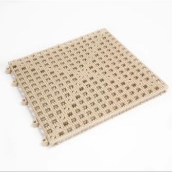 Dri-DEK Interlocking Tiles - Red - Center - 1' x 1' Tiles (25 Pack)