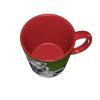 YYHWHJDE colorName Double color mug ceramic Mugs Suitable for cappuccino, latte, cereal, yogurt, milk, hot or cold drinks Micro-wave oven Cute white tiger Pattern view 4