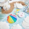 NBEADS 14 Pcs 4 Sizes Large Natural Scallop Shells, 2.93-4.49 Inch White Seashells for DIY Craft Natural Scallop Shell Painting Accessories for Ocean Themed Parties and Home Decor view 4