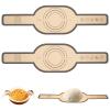 DNAMYJME 2Pcs Silicone Bread Sling with Long Handle Heat Resistant Sourdough Bread Sling Non Stick Silicone Baking Mat Sling Dishwasher Safe Silicone Dutch Oven Liner Reusable Bread Sling Mat for Baki view 1