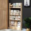 4 Tier Kids Wooden Bookshelf, Children Bookcase, Baby Storage Book Rack, Book and Toy Organizer Cabinet Chest, Book Display Shelf,Playroom Nursery Classroom Library(Size:60*10*120CM/23.6*3.9*47.2IN) view 1