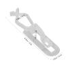 Nachukan 60 Pcs Christmas Light Clips Plastic Waterproof Small Hooks Tree Decoration Outdoor Installation (White) view 2