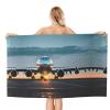 Airplane in The Evening Light Absorbent Quick Dry Towel for Swimmers Pool Sand Proof Beach Towels for Women Men view 2