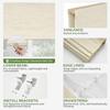 MiLin No Tools No Drill Natural Ramie Cordless Roman Shades for Windows Blackout, Custom Privacy Linen Roman Window Shades, Easy to Install Blackout Blinds for Home Kitchen (Taupe, 49" W x 48" H) view 4