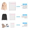 4Pcs Mesh Laundry Bags, Lingerie Bags for Washing Delicates,Mesh Wash Bags for Toy Storage & Cleaning, Travel Storage Organizer Bag, Dorm Room Essentials (1 Large, 1 Medium, 2 Small) (Fine Net) view 4