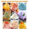 Dntum 350W Electric Shaved Ice Machine - Shaved Ice Volume: 90Kgs/H, Electric Shaved Ice Machine - Adjustable Thickness + Lifting Handle + Splash Guard view 3