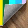 rugsjwaizj Soft Rainbow Area Rugs Girl's Bedroom Fluffy Colorful Rugs Furry Kids Play Mats Simple Rainbow Line Print Living Room Kids Room Nursery Home Decor 5x8ft view 4