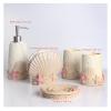 Soap Dispenser Creative Shape Bathroom Soap Dispenser Set, Resin Soap Dispenser, Toothbrush Holder, Mouthwash Cup, Soap Dish, Five-Piece Toiletry Set Bathroom Soap Dispenser view 2