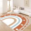rugsjwaizj Machine Washable Rainbow Rugs Bedroom Fluffy Plush Soft Area Rugs Star Rainbow Patterns Living Room Non-Slip Indoor Flooring Kids Girls Boys Home Decor Aesthetics 5x8ft view 1
