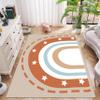 rugsjwaizj Machine Washable Rainbow Rugs Bedroom Fluffy Plush Soft Area Rugs Star Rainbow Patterns Living Room Non-Slip Indoor Flooring Kids Girls Boys Home Decor Aesthetics 5x8ft view 3