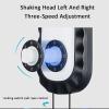 GenSDH 18" Silent Wall Mount Oscillating Fan Wall Mounted Fan, 3 Speed Adjustable Tilt Electric Cooling Fan, for Bedroom Home Hotel Restaurant Office,18in view 4