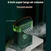 HTLNUZD Portable Air Conditioner Cooling Fan, 3 In 1 LED Night Light Portable Humidifier Air 3 Mist, 7 Night Light, 1-3H Timer, Small Air Conditioner for Bedroom Office (Green) view 2