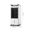 GenSDH Portable Air Conditioner Fan Air Cooler, Air Conditioner Portable Evaporative with Remote Control Misting Humidifier Fan and Bladeless Noiseless Fan, for Office, Dorm, Room(Free Ice Tray) view 3