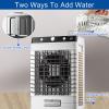 Commercial Evaporative Air Cooler Fan, 3 in 1 Air Conditioner, 50L Large Water Tank,Industry Humidifier, 3 Speeds Modes Room Cooler, 6 Ice Boxes view 3