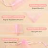 Crweety 50 Pcs Pink Organza Bags 6x9 Inch, Mesh Drawstring Pouch Bags for Valentine Gifts, Jewelry, Wedding Party Favors view 3
