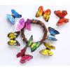 mozhixue 200PCS 3D Flying Butterflies Wall Decor Butterfly Stickers Butterfly Party Decorations for Birthday Shower Party Supplies Crafts Art (Yellow) view 4