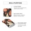 DJUETRUI 4 Pcs Oven Mitts and Pot Holders Heat Resistant Kitchen Oven Mitts with Pot Holders Black and Light Beige Microwave Gloves Non-Slip Kitchen Hot Pads Set for Baking Cooking BBQ view 3