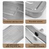 AC Condensate Drain Pan, Stainless Steel Drain Pan, Hvac Drain Pan, Drip Pan For Split Air Conditioner, Internal And External Unit Water Tray Drain,1-5 HP AC Universal Catch Basin Tray(Size:93*44*3cm) view 3