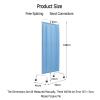 BXKCFYBSQ Mobile Medical Privacy Screen Room Partition, Ward/Beauty Salon/Health Center Standing Door Partition, 180 Cm High Foldable Iron Frame, Blue Nylon Silk Fabric(Color:Pink,Size:5-Panel) view 2