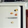 12pcs Resins Fridge Magnets Simulation 3D Food Refrigerator Sticker Bread Toasts Stick Magnetic Sticker Cute Bread Refrigerator Magnets for Home Kitchen(#1) view 3