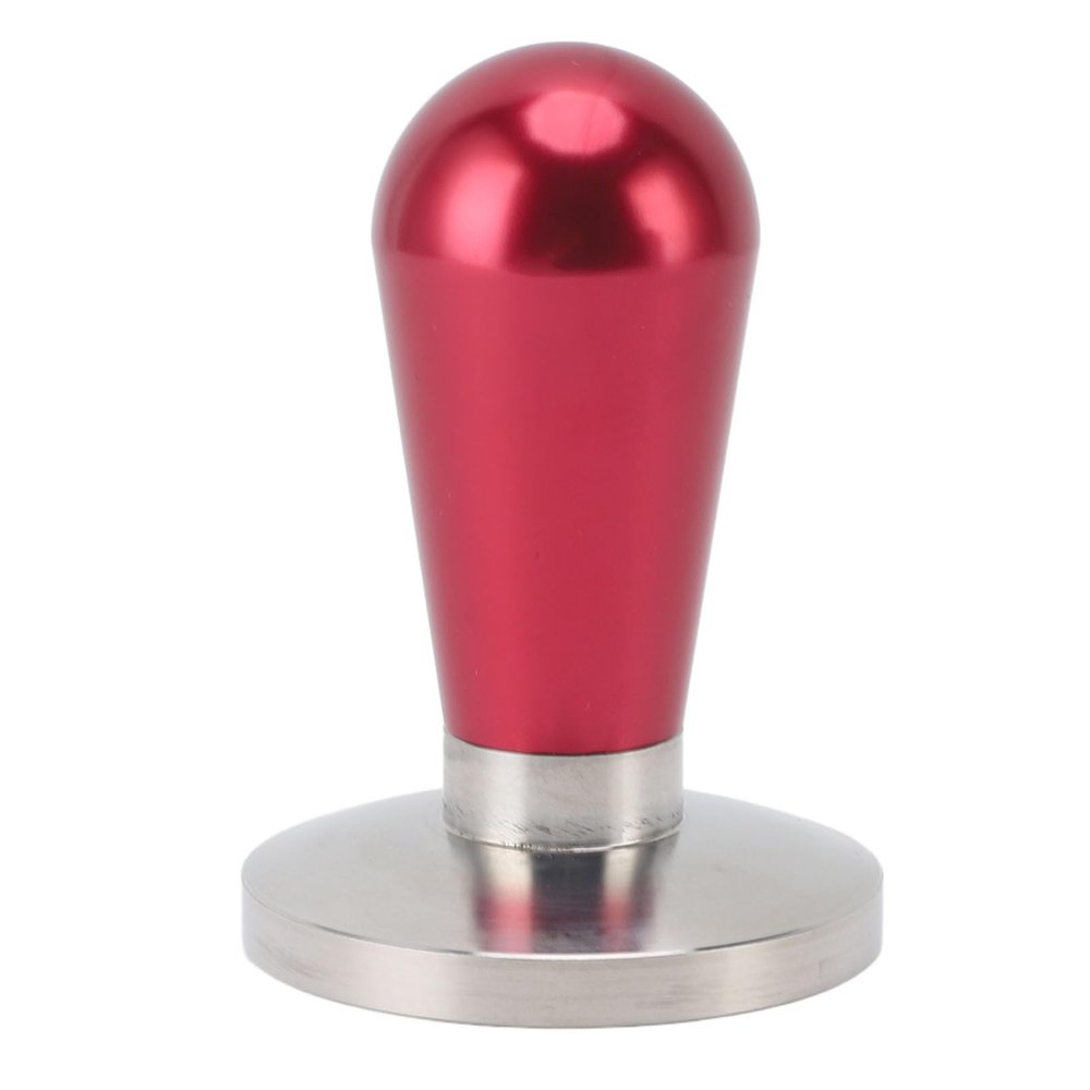 JOROBURO 58mm Coffee Tamper, Flat Base Espresso Tamper Premium Barista Coffee Tamper Pressure Calibrated Coffee Tamper, Stainless Steel Evenly Coffee Ground Press Tool for Coffee Making