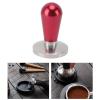 JOROBURO 58mm Coffee Tamper, Flat Base Espresso Tamper Premium Barista Coffee Tamper Pressure Calibrated Coffee Tamper, Stainless Steel Evenly Coffee Ground Press Tool for Coffee Making view 3