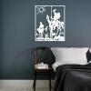 Abstract Metal Art Wall Decor,Don Quixote Metal Wall Art, Pablo Picasso Home Decor, Abstract Wall Decor for Living Room,Office,Bathroom (19" x 15"/47x39cm, GOLD) view 4