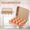 Poreids 30 Pack Egg Cartons Bulk - 34 Style Reusable Cardboard Cartons 12 Count, Dozen Chicken Egg Crates view 4