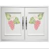 Grape Stencil, 8 x 6.5 inch - Classic Fruit Kitchen view 3