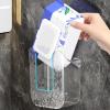 Kitchen Wipes Storage Box Wall Mounted No Punching Wipes Holder for Bathroom, Clear Toilet Wipes Container Tissue Storage Holder Box Wet Wipes Dispenser for Kitchen Bathroom Toilet view 2