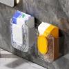Kitchen Wipes Storage Box Wall Mounted No Punching Wipes Holder for Bathroom, Clear Toilet Wipes Container Tissue Storage Holder Box Wet Wipes Dispenser for Kitchen Bathroom Toilet view 4