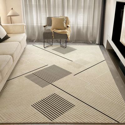 2x4ft Indoor Large Area Rug, Anti-Slip Rubber Backing Non-Shedding Outdoor Rug, Perfect for Living/Dining Room, Bedroom, Office, Kitchen, Entryway, Modern Geometric Trellis Floor Dcor