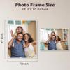 11x17 Acrylic Picture Frame, Clear Frameless Photo Frame for Wall Mount, No Drilling Picture Frames with Tape, Pack of 5 Floating Hanging Picture Frames for Home, School, Office view 2