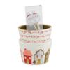 Mud Pie Tidbit Toothpick Set, Merry, tidbit 2" x 3" dia | toothpick 3 1/4" view 1