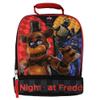 Bioworld Five Nights At Freddy's Let's Eat Dual Compartment Insulated Soft Lunch Bag Tote Bag 10" view 1