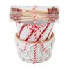 Mud Pie Gingerman, tidbit 2" x 3" dia | toothpick 3 1/4", WHITE view 1