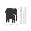 Jess and Jessica Metal Wall Art Metal Elephant Creature- Cutout, Home Decor, Wall Hanging, Ready to Paint view 2