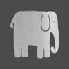 Jess and Jessica Metal Wall Art Metal Elephant Creature- Cutout, Home Decor, Wall Hanging, Ready to Paint view 3