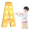 TQQEPOOL 26 Alphabet Light Up Letters Sign,Standing A - Z LED Letter Lights Sign for Birthday Anniversary Wedding Party Supplies(Color:A,Size:120cm) view 1