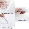 Wipeable PVC Waterproof Table Protector 0.06 Inches,Transparent Non Slip Writing Mat,Waterproof Laptop Pad,Easy Clean,for Home,Office,Children's Painting Table,31''x47'',62''x78'',70''x70''(Size:11'' view 2
