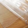 Wipeable PVC Waterproof Table Protector 0.06 Inches,Transparent Non Slip Writing Mat,Waterproof Laptop Pad,Easy Clean,for Home,Office,Children's Painting Table,31''x47'',62''x78'',70''x70''(Size:11'' view 3