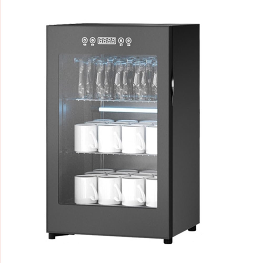 ZCBYBT 68L Teacup Dry Cabinet Commercial Coffee Cupboard, for Mug, Wine Glass Coffee Cup,68l 3 Layer