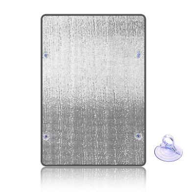 100% Blackout Window Film,8mm Double Aluminium Bubble Insulation Foil,Reflective Window Film,Anti Glare Uv Sun Protection Privacy Window Tint,for Home,Office,Sunroom,WxH-65x100cm/26x39in