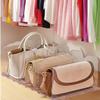 Bag & Purse Organizer for Closet,Adjustable Clear Handbag Storage Shelf-Plastic Clutch Dividers|Keep Purses upright Closet,Dividers Divider Closet Organizer,Separators Bookshelf Separator(7layer) view 3