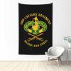 BYTEDO 3rd Armored Cavalry Regiment DUI Blood and Steel Wall Tapestry Hanging 6040in view 1