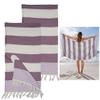 LUMINFLY Oversized Quick-Dry Cotton Towels, 2Pcs Turkish Bath Travel Towels, Lightweight 71"X39" for Beach, Pool, Gym, Spa, Yacht view 1