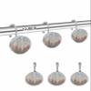 Forest Shower Curtain Hooks, Nature Plants Tree Flowers Leaves 12PCS Shower Curtain Hooks Rings for Bathroom Stainless Steel Rust Resistant Shower Curtain Hangers view 2