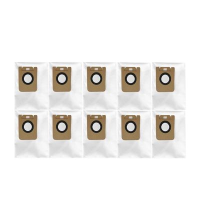 Compatible With Dreame Bot D10s Plus/D9 Plus Robot Vacuum Spare Parts Main Side Brushes Mop Cloths HEPA Filters Dust Bags Accessories(Color:Dark Khaki)
