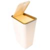 Cabilock Trash Can Outdoor Garbage Can Lid Large Capacity Waste Basket Kitchen Bathroom Office view 1