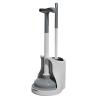Deluxe Toilet Brush with Toilet Plunger Modern Compact Toilet Cleaning Brush Long Flexible Bristles Strong Cleaning Power Suitable for Bathroom Cleaning view 2
